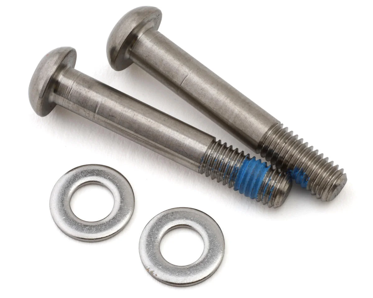 SRAM & Avid Flat Mount Caliper Bracket Bolts (Silver) (T25) (Pair) (32mm) (Titanium)